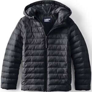 Lands' End Kids Hooded ThermoPlume Coat, NWT